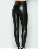 Black Faux Leather Leggings (S-3XL)