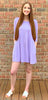 Lovely in Lavender Piko Dress (S-L)