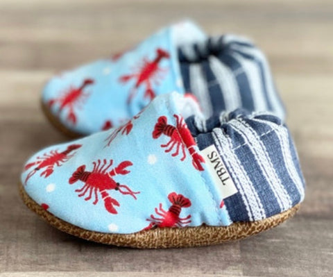 Pink Floral Trendy Baby Moccs