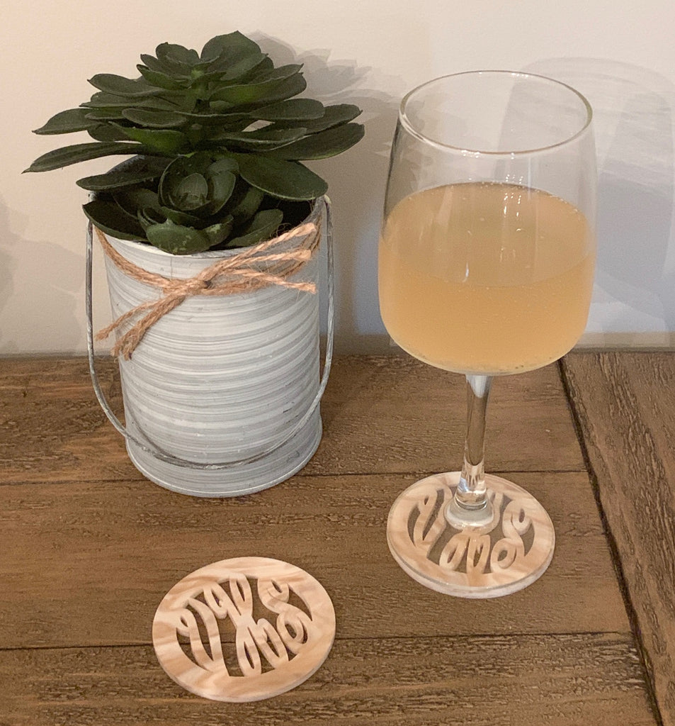 Car & Home Coasters Scalloped Circle Shaped (more colors available)