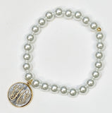 Charm Pearl Bracelet