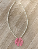 Floating Personalized Beaded Necklace