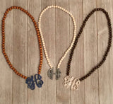 Floating Personalized Beaded Necklace