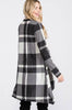 CHECKER/PLAID CARDIGAN (S-L)