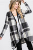 CHECKER/PLAID CARDIGAN (S-L)