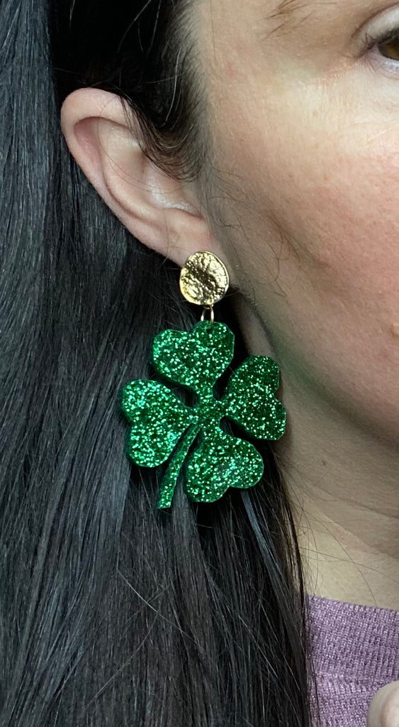 St. Patrick's Day Shamrock Earrings
