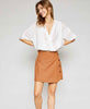 Linen Mini Skirt