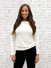 Ivory Off Shoulder Sweater (S-L)