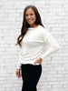 Ivory Off Shoulder Sweater (S-L)