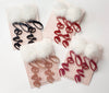 Valentine’s Day Love Script Earrings