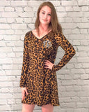 Leopard Dreams Dress (S-L)